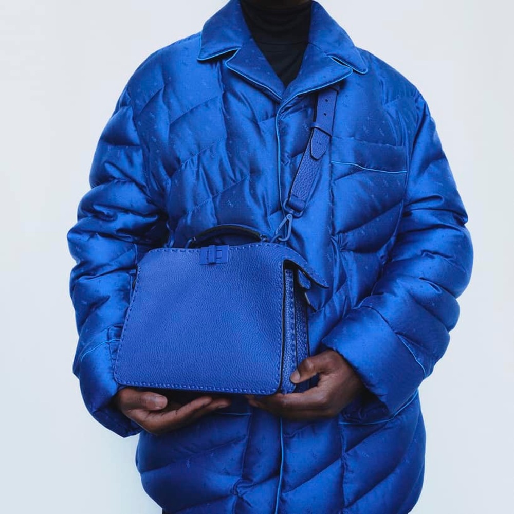 Fendi Blue Puffer Jacket